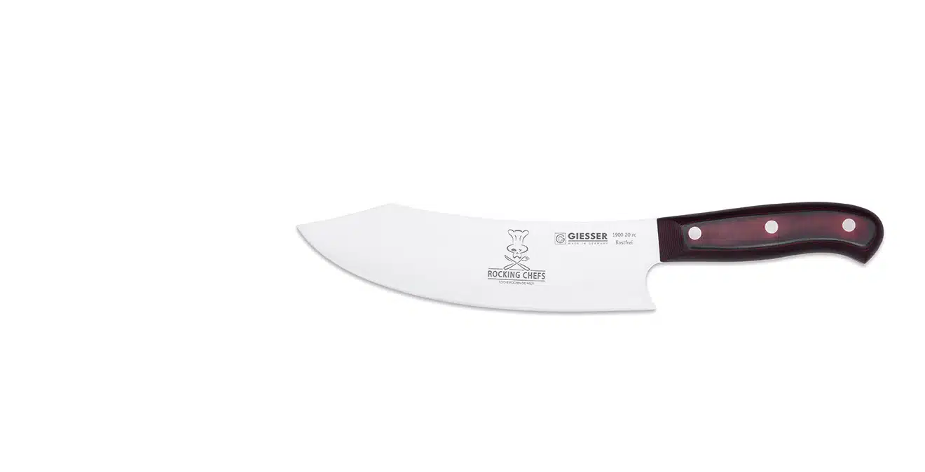 Cutit de transare Chefs No.1 cu maner din lemn de "Mikarta"