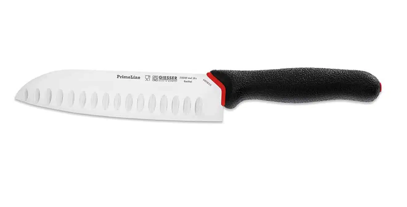 Cutit de bucatar japonez Santoku (cutit de taiat cu textura PrimeLine) 18 cm