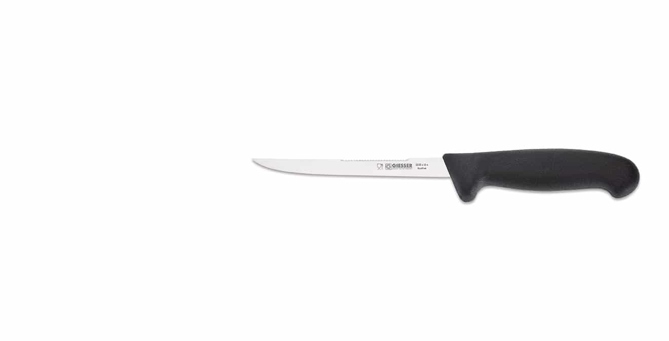 Cutit GIESSER pentru filetat si curatat peste, cu lama dreapta de 15 cm