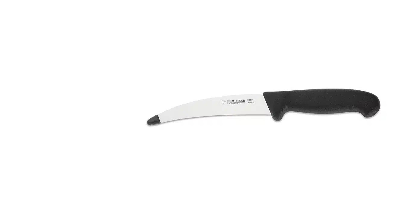 ​Cuțit de dezosat cu lamă curbată și buton din plastic, 16 cm