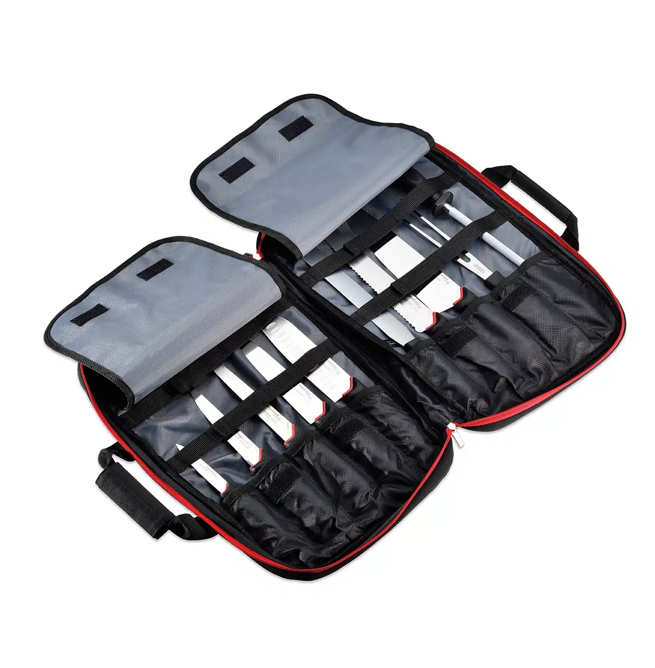 Set de cutite PrimeLine, 10 piese, in husa de neopren