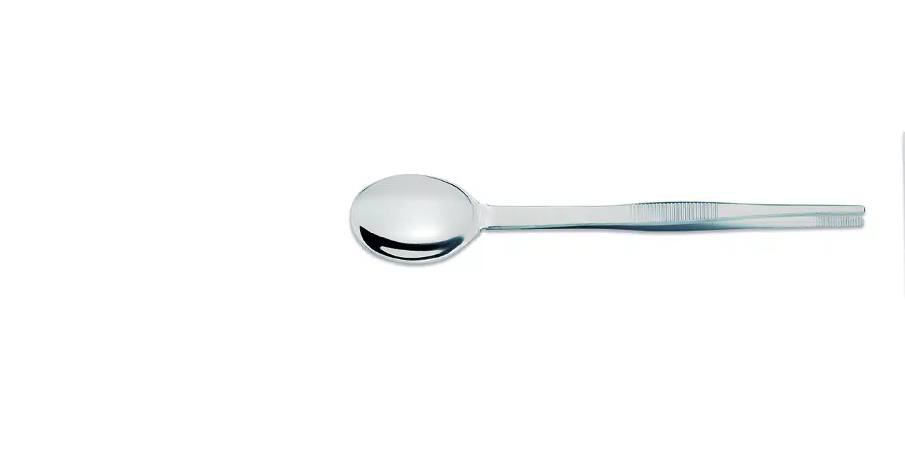 Lingurita cu pensa, Giesser, otel-inox, 17 cm lungime
