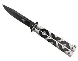 Cutit fluture JKR (model incrucisat), 10,3 cm