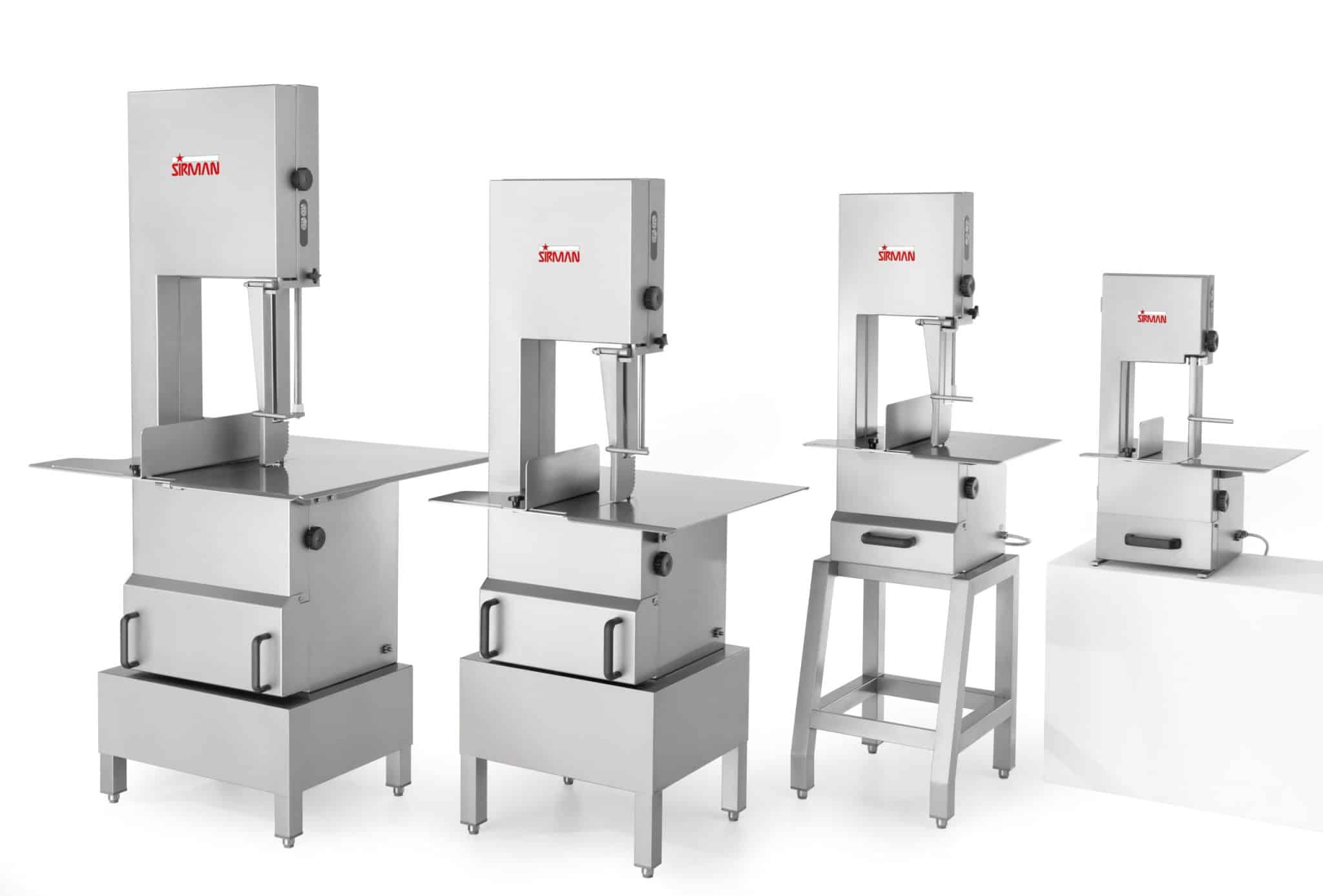Ferastraie pentru oase SIRMAN modele SO 1650,2020,2400,3100 Inox