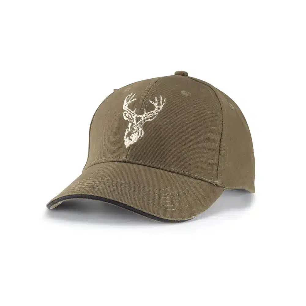 sapca de baseball cu broderie de caprioara