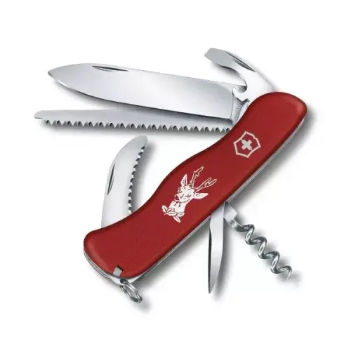 Briceag multifunctional VICTORINOX Swiss Army Hunter cu lama pentru eviscerare