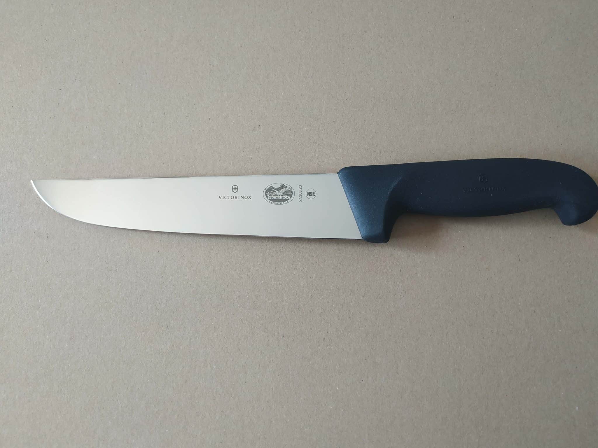 Cutit Victorinox pentru transare si dezosare, lama rigida, 20 cm